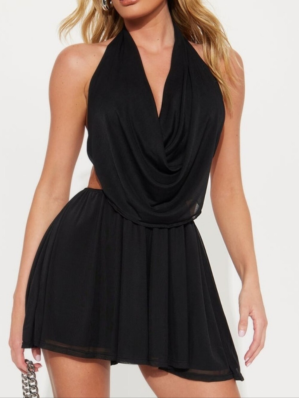 Sway This Way Romper - Black XL